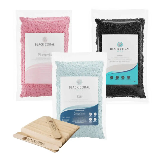 Brazilian Pro Waxing Kit - Black Coral Wax UK