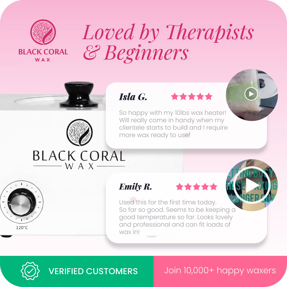 Black Coral Wax 10lb professional wax heater customer reviews – highly rated hot wax machine and wax pot for salon and home use