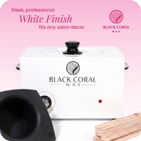 Black Coral Wax 10lb professional wax heater available colours – white and universal hot wax machine and wax pot