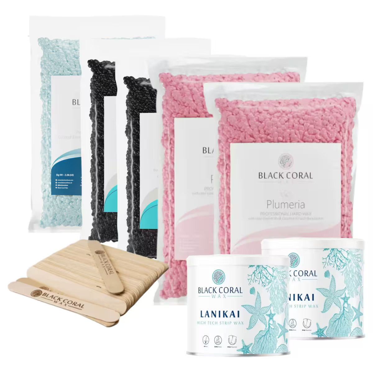Salon Refill Bundle - Black Coral Wax UK
