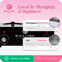 Black Coral Wax double wax heater customer reviews – highly rated dual hot wax machine and wax pot loved by beauty therapists and beginners