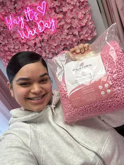 Esthetician using BCW products