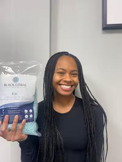 Esthetician using BCW products