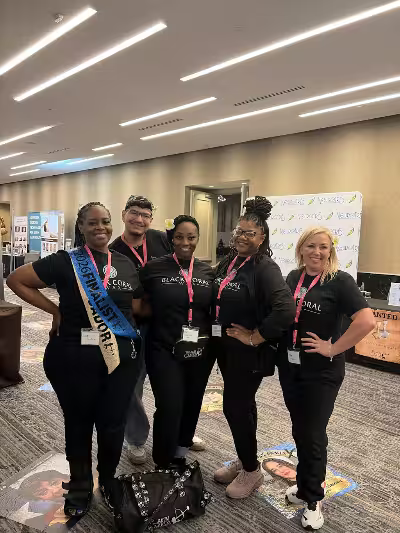 Esthetician using BCW products