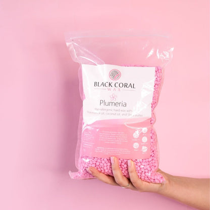 Plumeria Hard Wax 1kg - Black Coral Wax